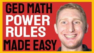 Understand GED Math Power/Exponent Rules