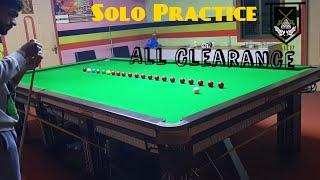 Solo Practice by Asif | All Clearance | Street Snooker Pakistan