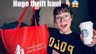 ASMR Huge Fall thrift Haul 