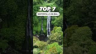 TOP 7 WATERFALLS IN BALI