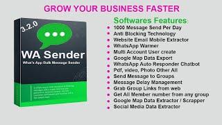 WASender 3.2.0 Latest version Download Now | Whatsapp Marketing software