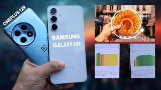 Samsung Galaxy A55 vs OnePlus 12R – You Won’t Believe the Results!