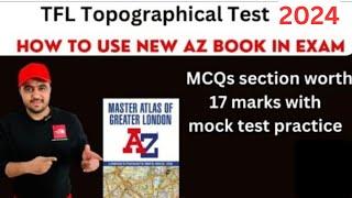 Tfl Topographical Test 2024 | AZ Book questions worth 17 marks /AZ Master Atlas 2024/Sa PCO Training