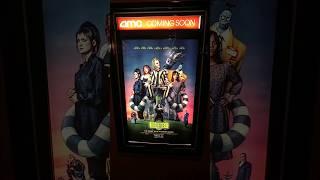 Beetlejuice Beetlejuice new poster displayed at AMC movie theater #halloween #beetlejuice