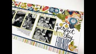 Scrapbook Layout # 266 (Double Page Layout)