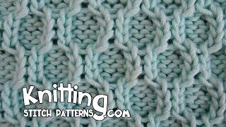 Honeycomb Trellis stitch