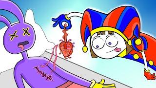 Pomni Switch the Heart.. What Happened to Jax? The Amazing Digital Circus Hilarious Cartoon