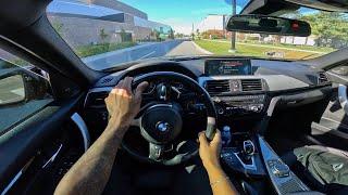 BMW 340i - Leaving College Campus *Crazy Fast & Loud* | B58 POV