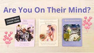 ARE YOU ON THEIR MIND? WHAT DO THEY THINK & FEEL ABOUT YOU? PICK A CARD LOVE TAROT READING 