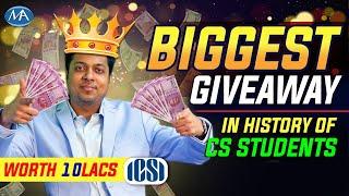 Biggest Giveaway for CS Students | 10 lacs | 100 Students can win | Only for 2 days.