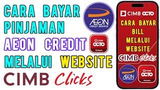 Cara Bayar Aeon Credit melalui CIMB Clicks CIMB OCTO