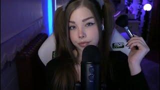 Visual ASMR with brushing and whispering