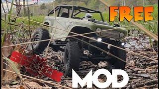 Axial SCX24 FREE Shock Relocation #Axial #SCX24 #RCCrawler