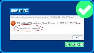 How to Fix No Such Interface Supported Error When Trying to Open Photos in Windows 10/11