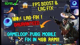 #GAMELOOP  LAG FIX  | FPS BOOST & LAG FIX | Increasing  Gameloop performance | intel HD graphics