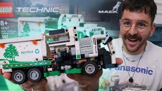 come build a lego trash truck with me