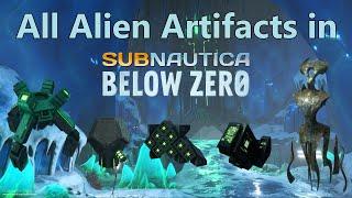 All Alien Artifacts in Subnautica Below Zero