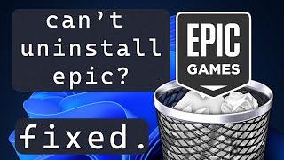 How to Fix Can’t Uninstall Epic Games Launcher on Windows 10/11