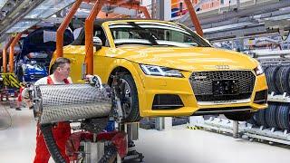 In einer Multi-Milliarden-Dollar-Fabrik, die den Audi TT produziert - Produktionslinie