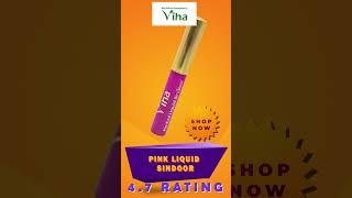 Divine and authentic Viha pink Liquid sindoor | Viha Online Shop | Anitha Kuppusamy Viha