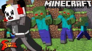 ZOMBIES IN MINECRAFT MONDAY SURVIVAL GAME CHALLENGE! Let's Play Escape Zombies in Minecraft