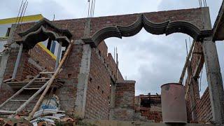 house front arch design | khirki ka design #mpbconstruction