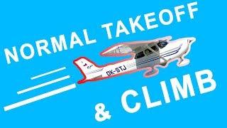 Epic Flight Academy | Normal Takeoff & Climb Flight Demonstration