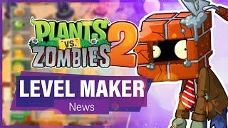 PLANTS VS ZOMBIES OFFICIAL LEVEL MAKER!! (News) | PvZ2 China Release New Creative Yard Level Builder