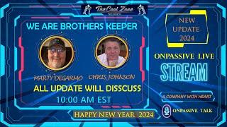 ONPASSIVE- MARTY & CHRIS LIVE | onpassive new update today | HAPPY NEW YEAR ALL MY AUDIENCE