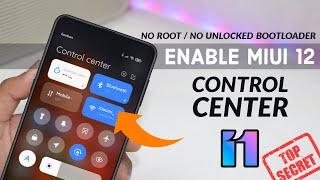 Enable MIUI 12 Control Center In MIUI 11 Just One Click | No Root