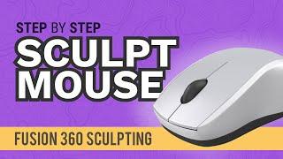 How to Sculpt a Computer Mouse in Fusion 360 - Learn Autodesk Fusion 360 in 30 Days: Day #23