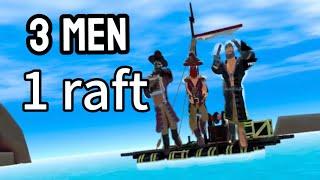 100 Days in sail vr: 3 Men 1 Raft