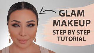 GLAM MAKEUP TUTORIAL IN DETAIL FOR BEGINNERS 2021 | NINA UBHI