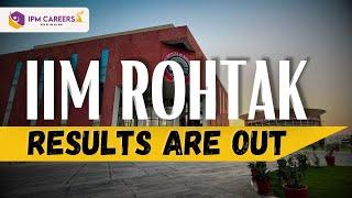 IIM Rohtak results are out | #ipmat