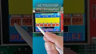 AZ-TOUCH ESP running GUI written in Micropython