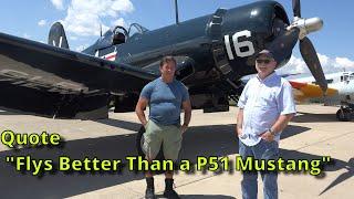 3. "Fast and Furious: F4U Corsair Outperforms P-51 Mustang in Airshow"