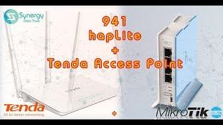 SDT | Cara setting Mikrotik 941 Hap lite & Tenda Hotspot