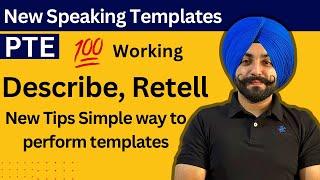 PTE Speaking Describe image, Retell Lecture new Template after changes, live perform (Gurwinder Sir)