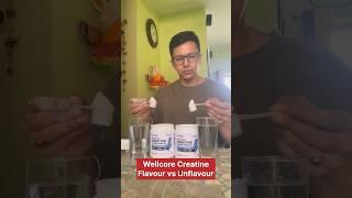 Wellcore Creatine Monohydrate Flavour & Unflavour #creatine #supplements #corefitlab #shorts #viral