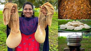 GOAT BOTI CURRY WITH IDLY | இட்லிக்கு ஆட்டுக்குடல் குழம்பு வறுவல் செய்முறை | Goat Intestine Curry