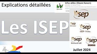 Explications détaillées des ISEP(Institut supérieur d'enseignement professionnel)