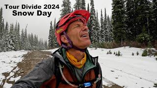 Riding Through a Snow Storm-Tour Divide-Day 3