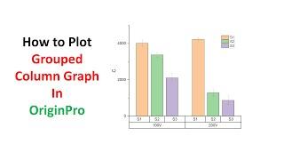 How to Plot Grouped Column Graph In OriginPro