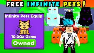 FREE INFINITE PETS GAMEPASS - ROBLOX TAPPING HORROR