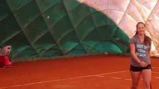 EMPIRE Tennis Academy: Darya Kasatkina and Artem Dubrivnyy in training (video by Brian Dally)
