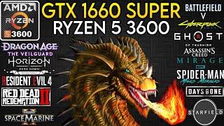 GTX 1660 Super + Ryzen 5 3600 & 32GB Ram - Test In 12 Games !