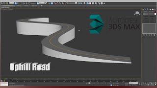 3ds Max Tutorials - Creating Uphill Road | Quick and Easy 3ds Max Tutorial