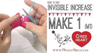 How to Knit: Make 1 M1 Invisible Increase