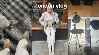london vlog | shoot day bts + shopping + blank street