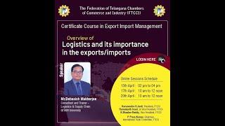 15th April, 2020 | FTCCI's Online Sessions on Certificate Course in Export Import Management (EXIM)